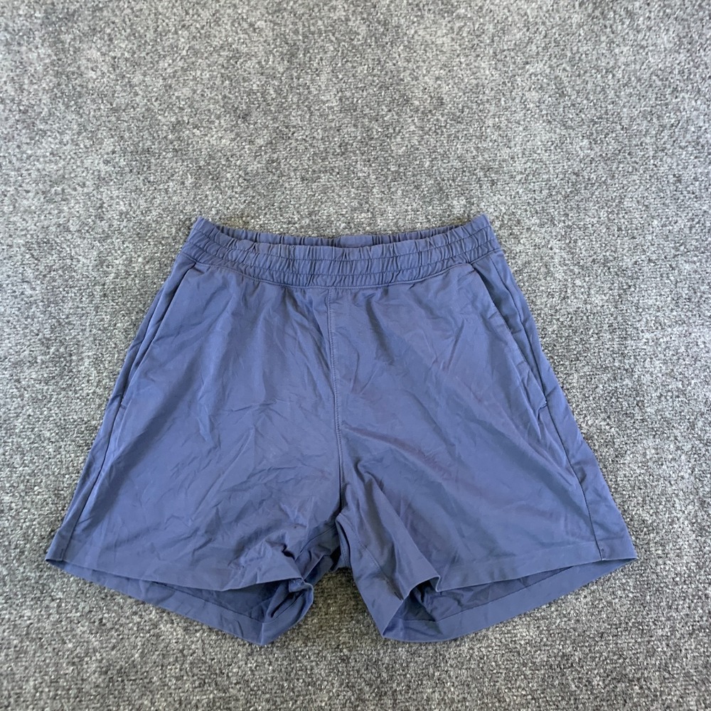 Uniqlo Athletic Shorts Mens 26 Blue Good Extra Stretch Dry-Ex 5in Inseam